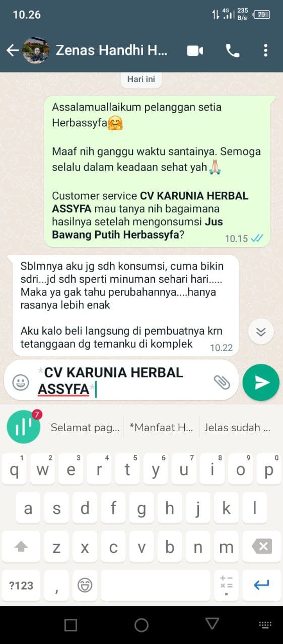 Testimoni Herbassyfa