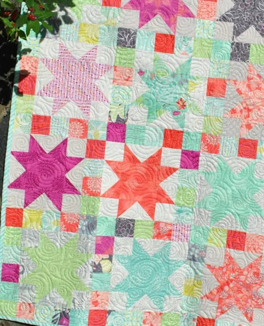 stars and squares quilt