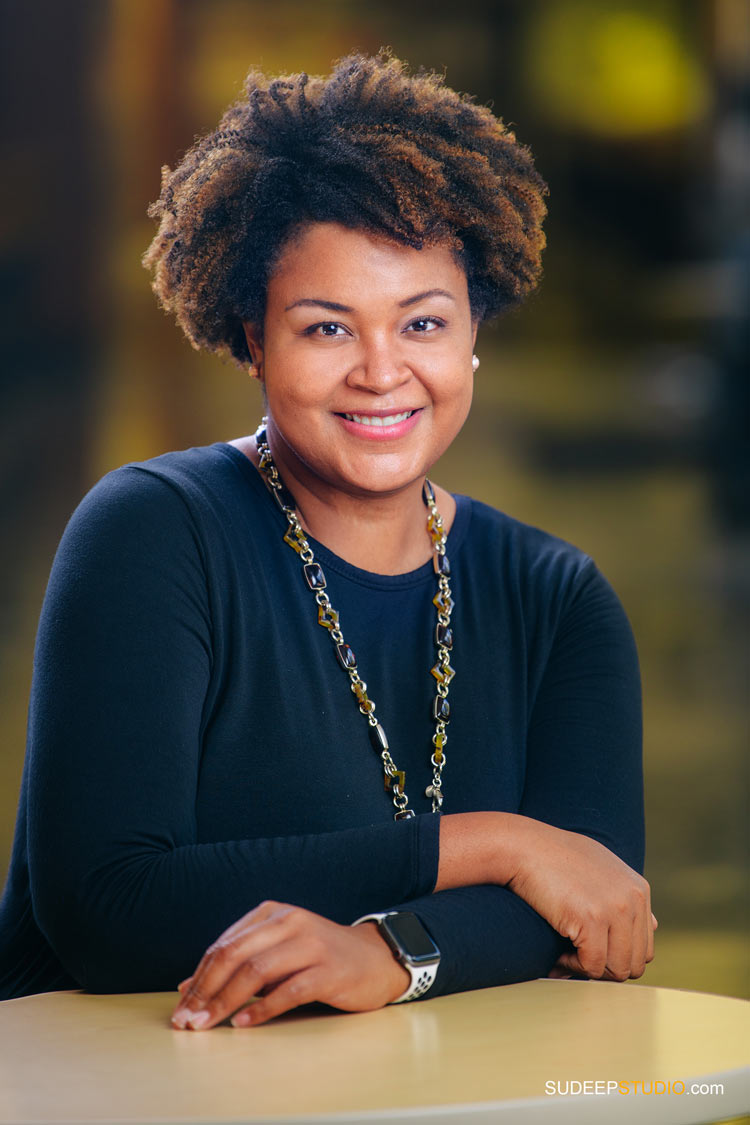 Professional Portraits for Writer Author Black Business Communicator SudeepStudio.com Ann Arbor Author Headshot Photographer