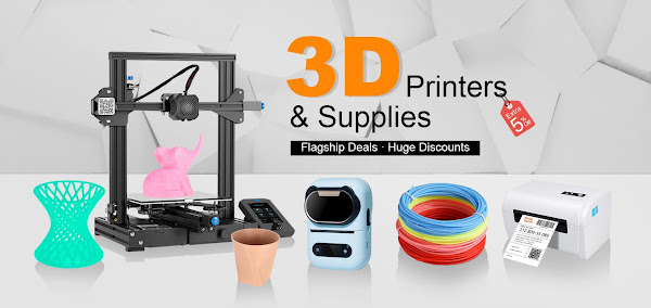 Promoção para Impressoras 3D e acessórios