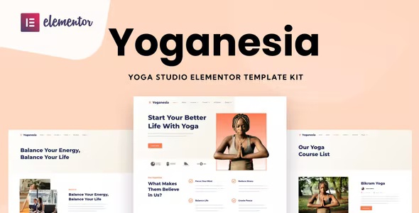Best Yoga Training Elementor Template Kit