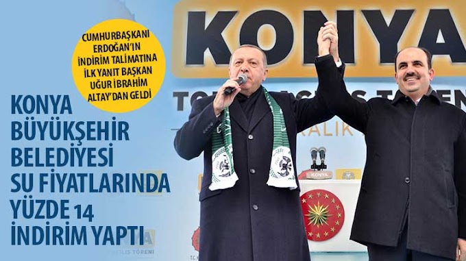 ​Cumhurbaşkanı Erdoğan’ın İndirim Talimatına İlk Yanıt Başkan Uğur İbrahim Altay’dan Geldi