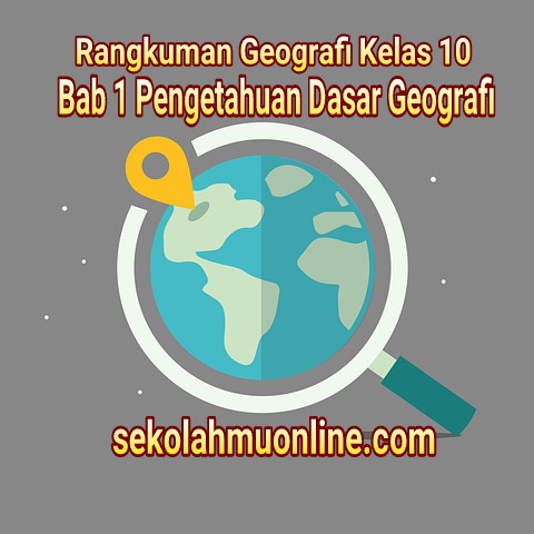 Rangkuman Geografi Kelas X Bab 1 Pengetahuan Dasar Geografi