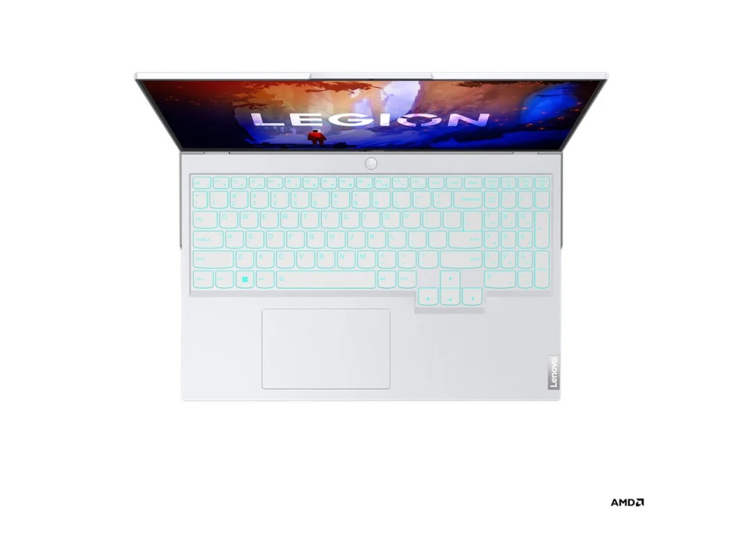 Lenovo Legion 5 Pro 7QID, laptop Gaming Kencang Ryzen 9 6900HX dengan Warna Glacier White