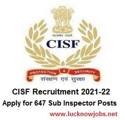CISF Recruitment 2021-22