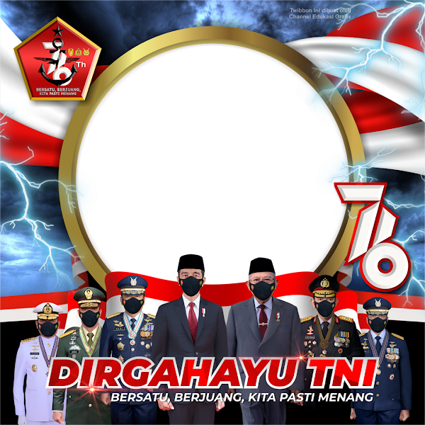 Link Twibbonize Hari Tentara Nasional Indonesia TNI 5 Oktober 2022 id: huttni76tahunini