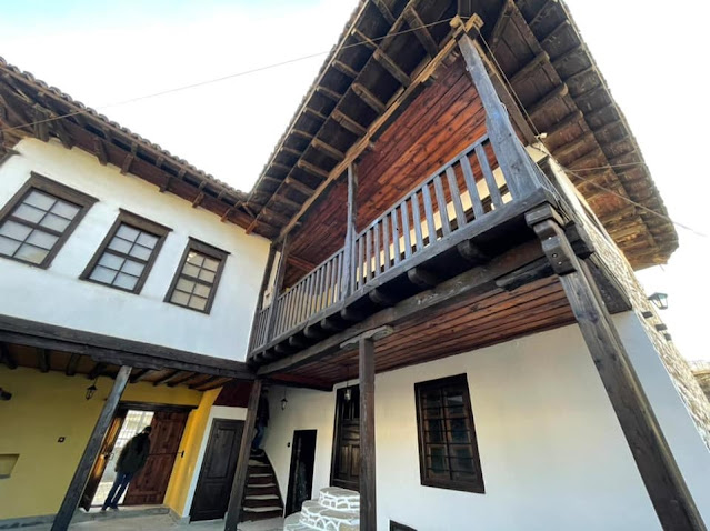 an 18-th century traditional two-stairs Albanian house