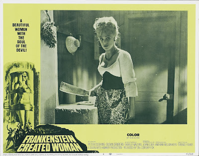 Frankenstein Created Woman, US Lobby Card, Susan Denberg