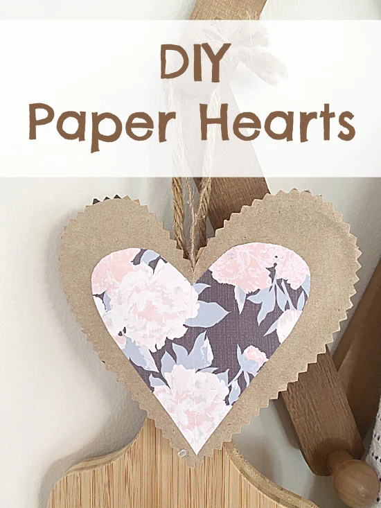 paper heart with overlay