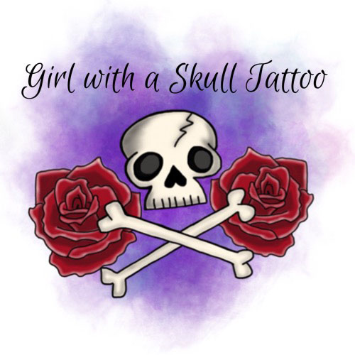 Girl With A Skull Tattoo