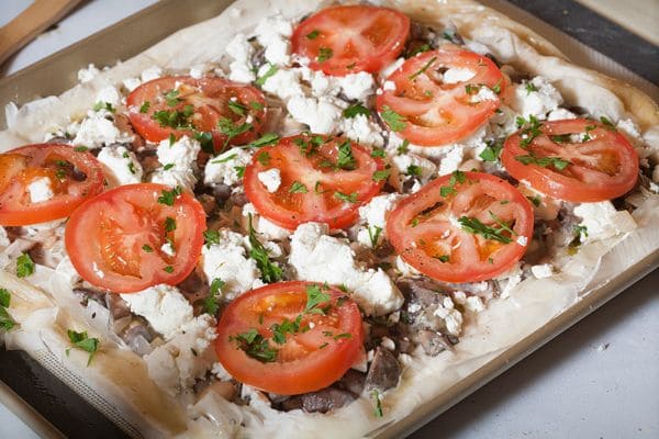 Mushroom and White Bean Tart Recipe