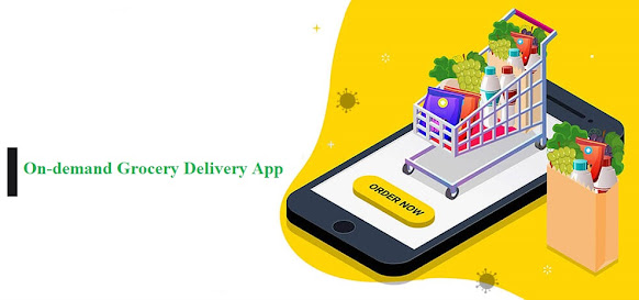 On-demand grocery delivery app