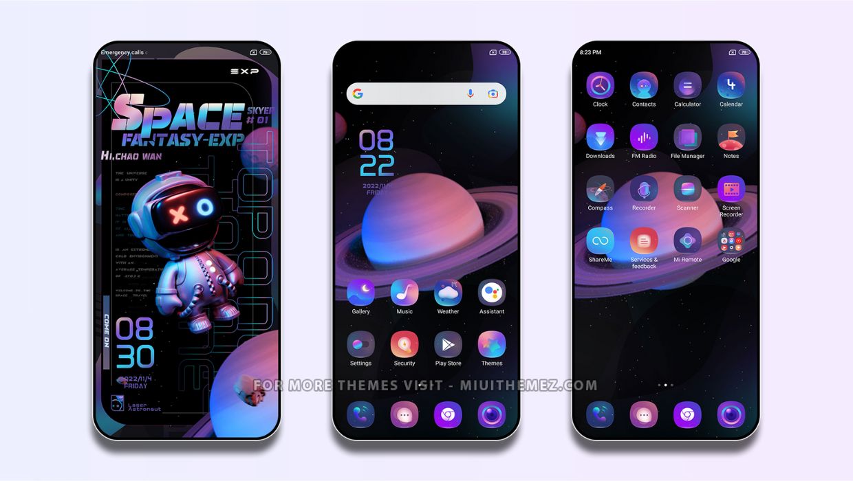 Awesome Spaceman MIUI Theme