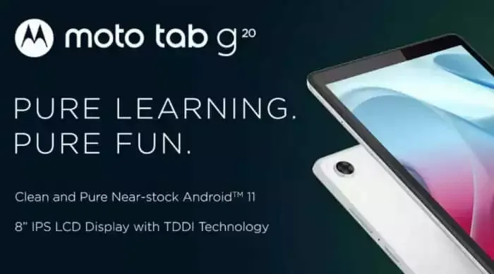 Moto Tab G20 Tablet