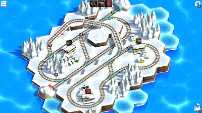 Railway Islands puzle game screenshot