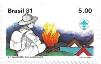 Selo Jamboree Pan-Americano, fogo