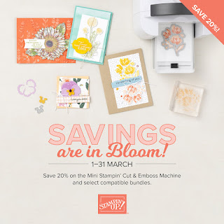 save 20% in March 2022 on selected stamp and die bundles stampin up uk