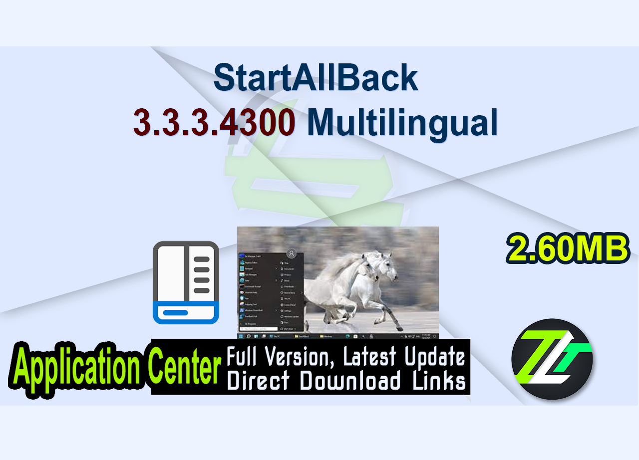 StartAllBack 3.3.3.4300 Multilingual