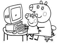 Peppa Pig coloring pages to print