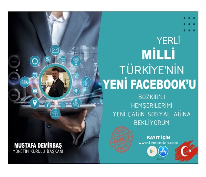 Bozkırlı Demirbaş Türkiye'nin İlk Sosyal Medya Platformu ve Yapay Zeka İnovasyonu gerçekleştirdi.