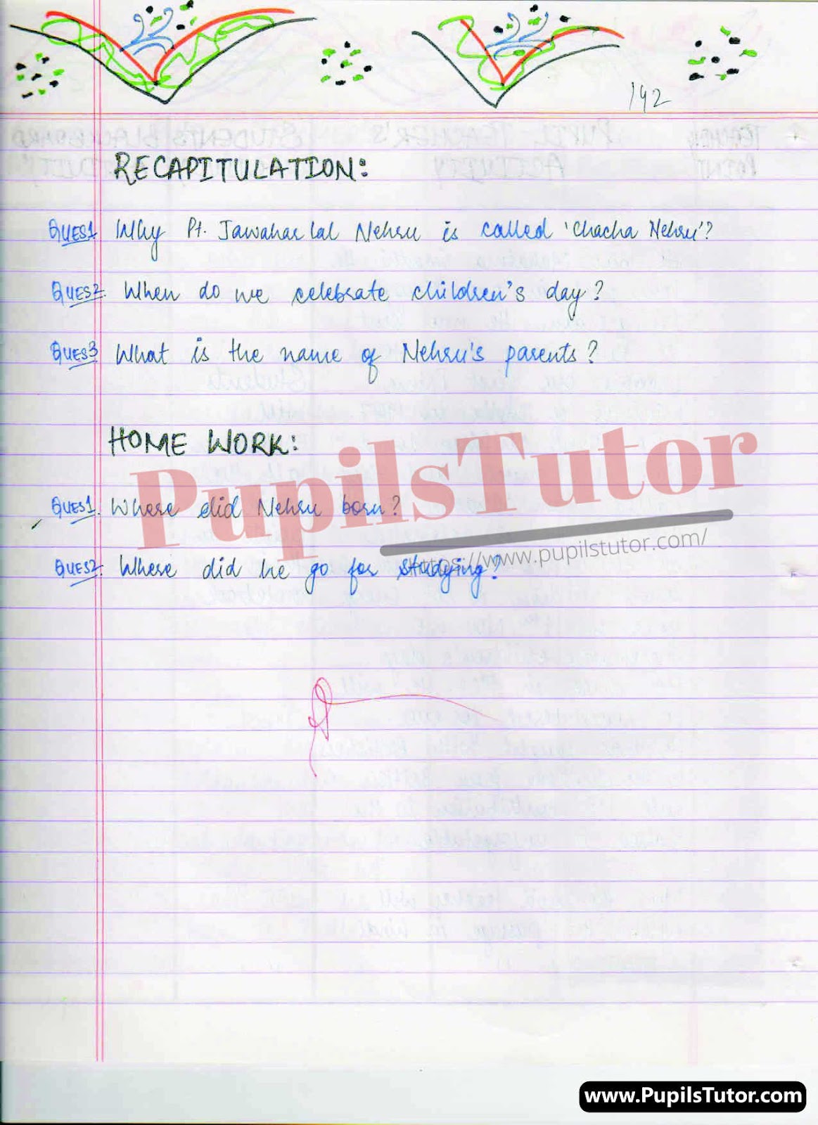 Pandit Jawahar Lal Nehru Lesson Plan For B.Ed 1st Year, 2nd Year And All Semesters Students – [Page 6] – pupilstutor.com