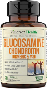 Vimerson Health Glucosamine Chondroitin MSM Turmeric Boswellia