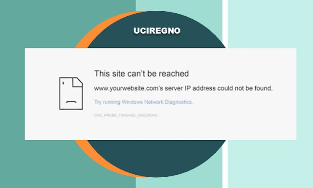 cara mengatasi error Server IP Address Could Not Be Found