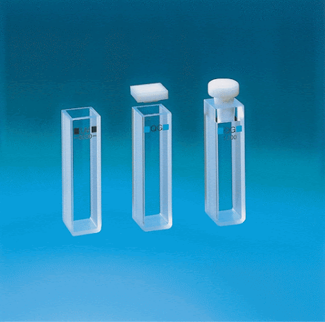 Quartz Cuvettes With PTFE Caps