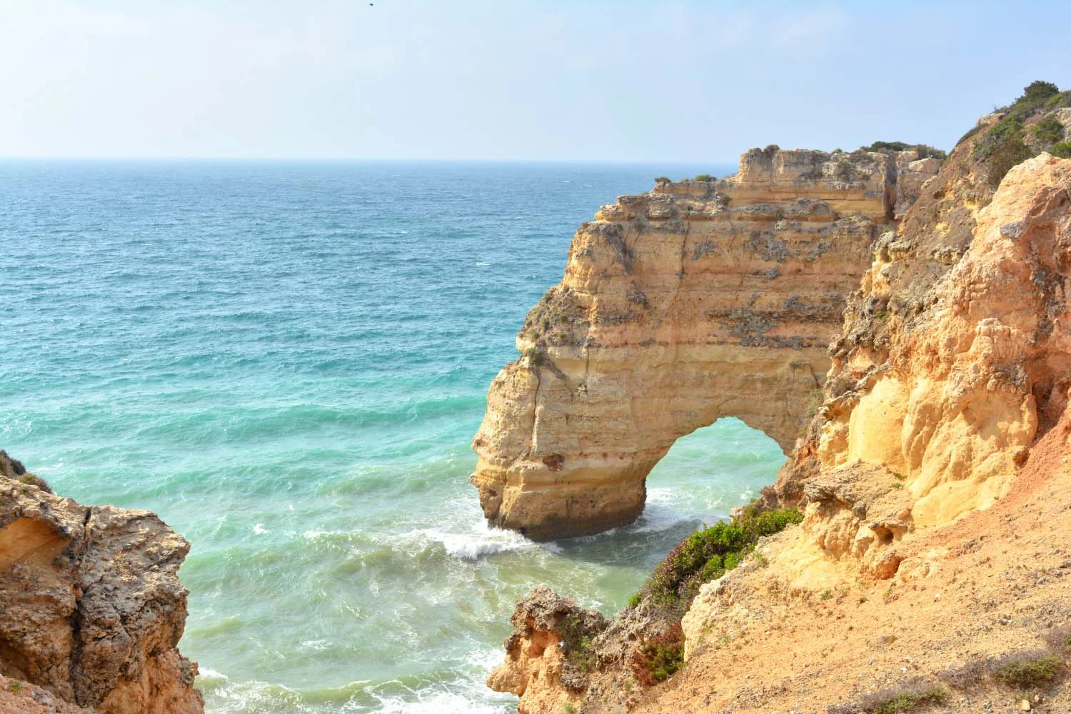 Marinha Beach in The Algarve Southern Portugal