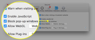 How to disable pop-up blocker in Safari on Mac?