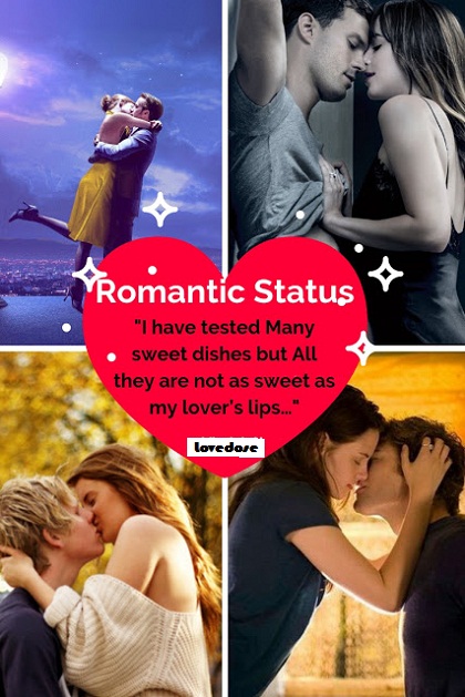 Romantic status for whatsapp | love status english | love status in hindi