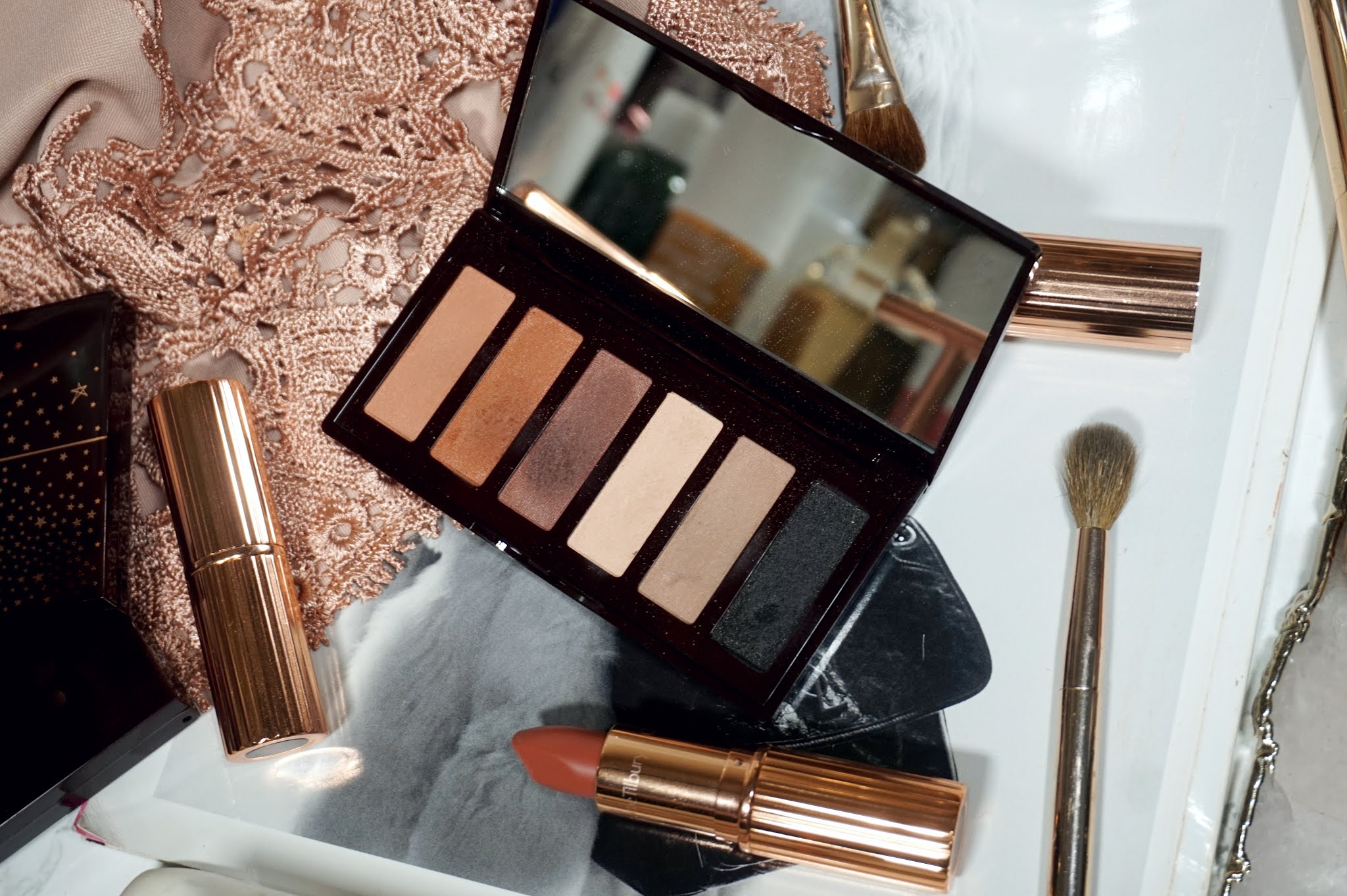 Charlotte Tilbury Super Nudes Easy Eyeshadow Palette Review and Swatches