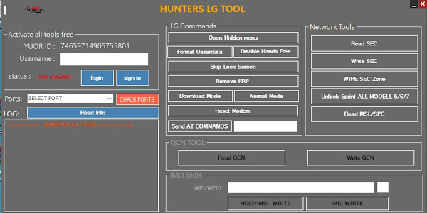  Hunter LG Tool V1.0 Download 2022