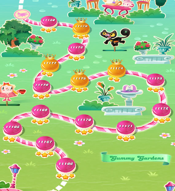 Candy Crush Saga level 11016-11030