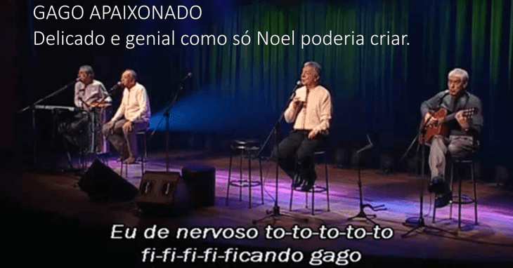 «Gago apaixonado» MPB4 ao vivo