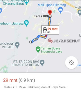 Teras BRI terdekat