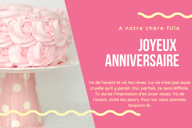 Joyeux Anniversaire Ma Fille Textes Et Sms