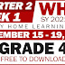 GRADE 4 Weekly Home Learning Plan (WHLP) Quarter 2: WEEK 1 (UPDATED)