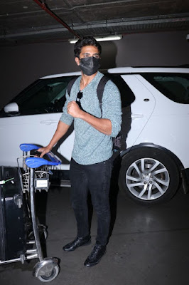 Saqib Saleem spotted at airport arrival