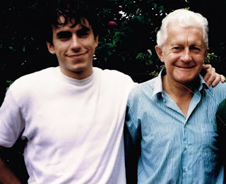 Simon Reeve;s teenage picture with his dad