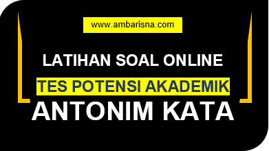 Latihan Soal Online TPA Antonim