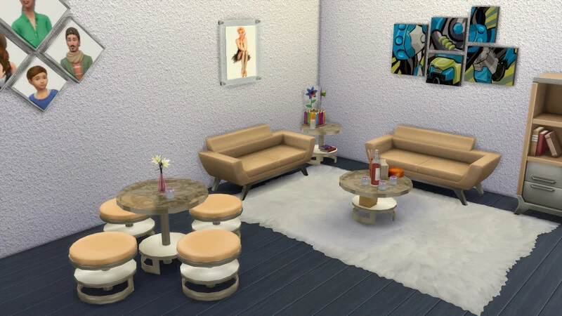 The Sims 4 Living Room