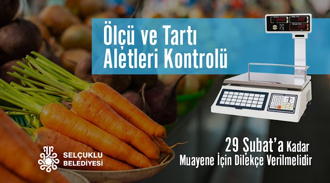 ÖLÇÜ VE TARTIDA SON BEYAN TARİHİ 29 ŞUBAT