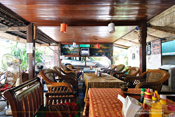 Happy Guesthouse Restaurant Area in Siem Reap