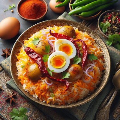 Hyderabadi Egg Biryani