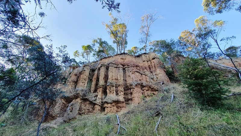 The Oriental Claims Historic Area in Gippsland Victoria