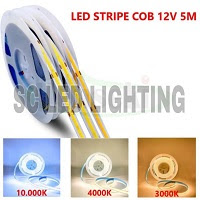 LED Strip COB DC12V 5Mtr ( Cold White, NW4000K, WW3000K )