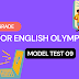 10TH CLASS || JUNIOR ENGLISH OLYMPIAD || MODEL TEST 09 || AIMS INDIA