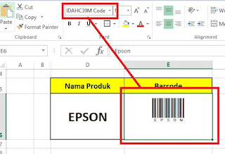 Cara Membuat Barcode di Excel