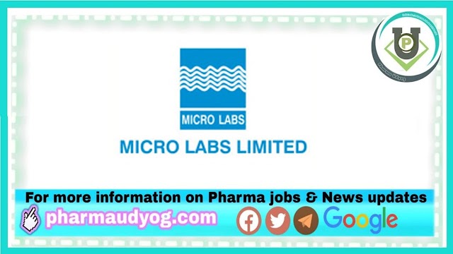 Micro Labs | Walk-in interview for QC/AQA/Instrumentation on 9th Jan 2021